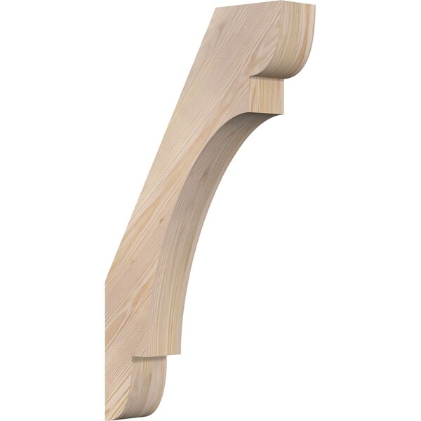Ekena Millwork 3 1/2"W x 16"D x 28"H Olympic Smooth Knee Brace, Douglas Fir BRC04X16X28OLY00SDF - main